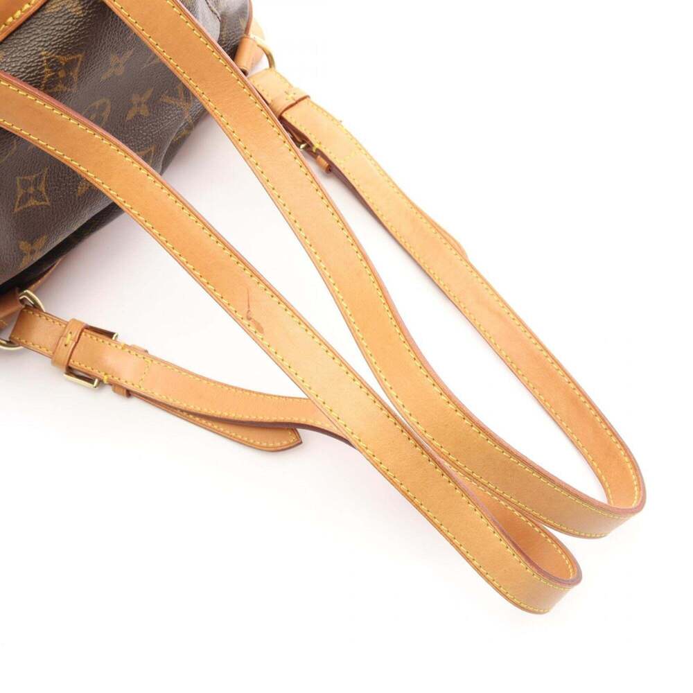 LOUIS VUITTON Brown Monogram Leather Backpack - Picture 12 of 12